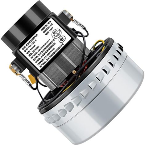 Moteur d'aspiration de métaux 1500W pour liquides et poussières, couleur argent (compatible avec les accessoires pour aspirateurs BF501/502/X-YB1000)