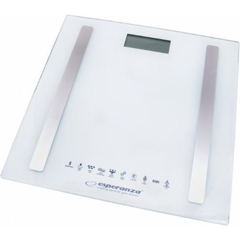 Esperanza EBS016W - 5901299954089 - EBS016W B.Fit - Bilancia pesapersone 8-in-1 Bluetooth, colore white (1/3)