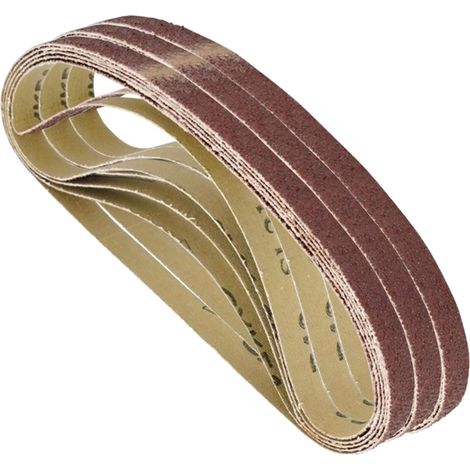 Dapetz ® Sanding Belts 13mm x 457mm, 15 Pieces Sander Belts 120 Grit Aluminum Oxide for Black+Decker Belt Sander, Ideal for Grinding, Sharpening, and Dedusting Wood, Paint, Varnish (1/5)