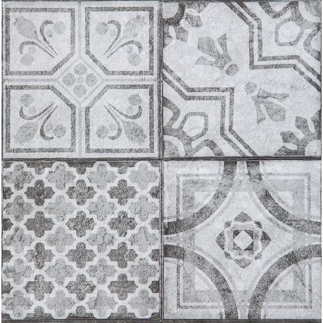 d-c-fix piastrelle adesive pavimento Stile Marocchino Classico - 11 pezzi - PVC vinile impermeabile rivestimento vinilico listoni mattonelle per uso interno, bagno e cucina 30x30 cm (1/5)