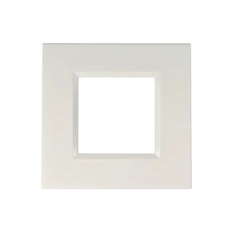 BTICINO LNA4802BI - placca quadra 2 moduli - bianca