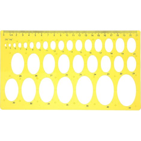 Gabarits de dessin géométrique transparents LIOOBO, règle mesure (1/5)