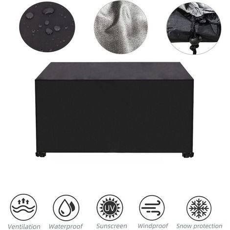 Funda para muebles de patio, terraza exterior, juego de muebles de jardín, funda impermeable, juego de muebles de jardín, terraza exterior (1/3)