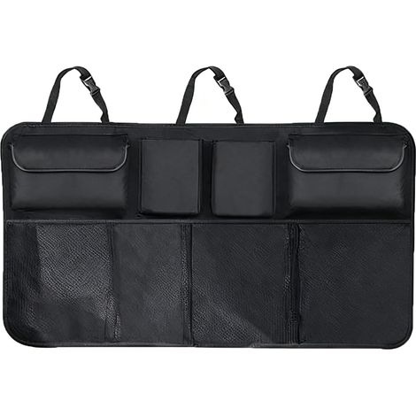 Organisateur de coffre auto, compartiments multiples, longueur réglable 20-48 cm. (1/5)