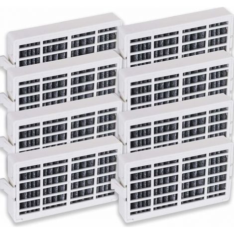 Lot de 8 Filtre désodorisant pour réfrigérateur Whirlpool Whirlpool-W10311524 RAF1180, filtre à charbon actif adapté à Whirlpool-W10311524 RAF1180 (1/5)