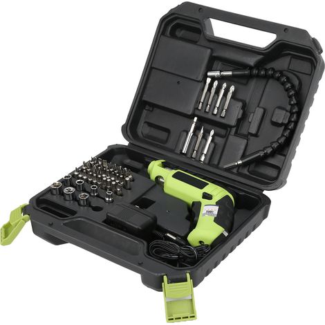 Elektrischer Akkuschrauber mit LED-Beleuchtung, Pistolenform, wiederaufladbar, 1500 mAh, EU-Stecker, 220 V AC (1/5)