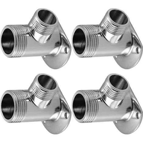 Adaptateur D'eau en Alliage de Zinc 4pcs pour Salle de Bain, Kit D'installation Mural Pratique et Facile à Ranger pour Convertisseur de Robinet (1/5)