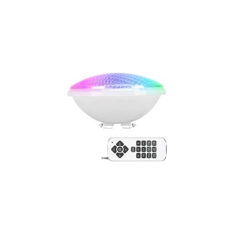 RGBW 40W lumiere piscine Multicolore LED PAR56,lampe Etanche IP68,éclairage de piscine Submersible Lumière 12V DC/AC, avec Télécommande