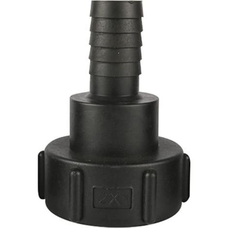 60mm IBC Tank Hose Adapter, Coarse Thread to 25mm Import, for Garden Hose - Valve Adapter, Hose Fitting Tools (1/5)