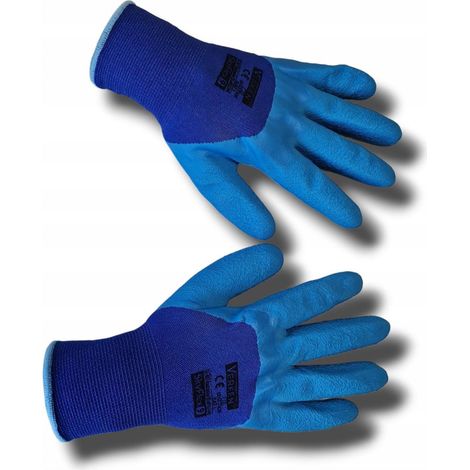 Robuste und dicke Verken SKYFLEX Latex-Arbeitshandschuhe, Größe 9 (L), 1 Paar