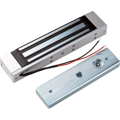 Serrure magnétique électrique 180 kg Contrôle d'accès Serrure de porte électronique en métal DC 12 V Type NC pour système de sécurité porte simple (1/5)