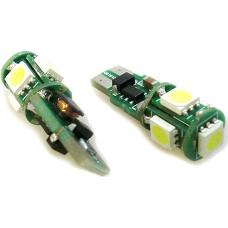 Lampada Led Luci Posizione Canbus Pro T10 W5W 5 Smd 12V No Errore (1/3)