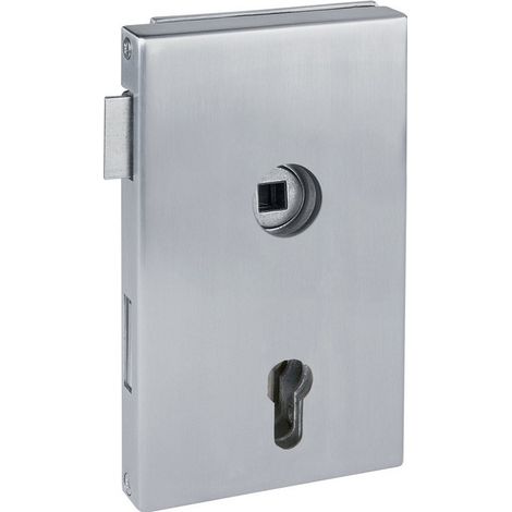 Cerradura para puerta de cristal 6053 PZ L-Molina VA ma PZ DIN izq.HERMAT