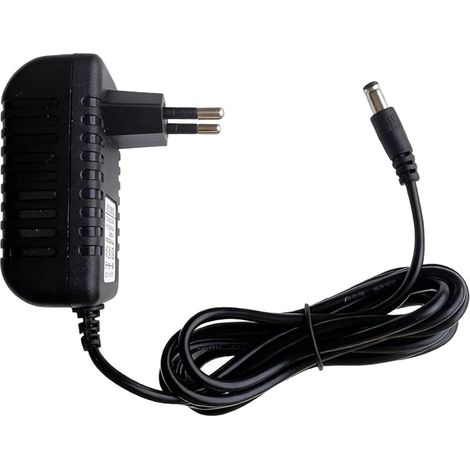 Adaptateur d’Alimentation 9V 0,5A DC, Alimentation Pedale Guitare 9v, Adaptateur Secteur 5.5mm x 2.5mm, Chargeur Secteur Universel avec Centre Positif, pour Alimentation Stable