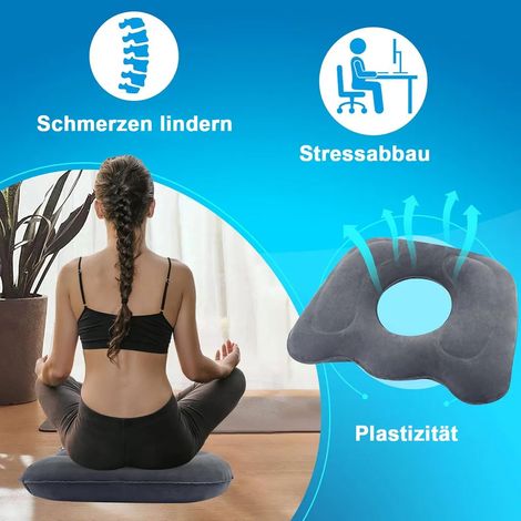 Orthopädische Sitzkissen, aufblasbare Sitzkissen, Sitzkissen gegen Hämorrhoiden, orthopädische Sitzringe, Bürostuhlkissen, Sitzkissen aus Memory-Schaum