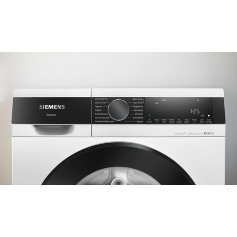 Siemens iQ500 lavadora 9 kg negro y blanco (1/2)