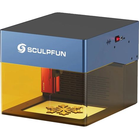 Incisore laser, laser a diodo da 5W, filtro antifumo integrato, SCULPFUN iCube Pro, UE (1/5)