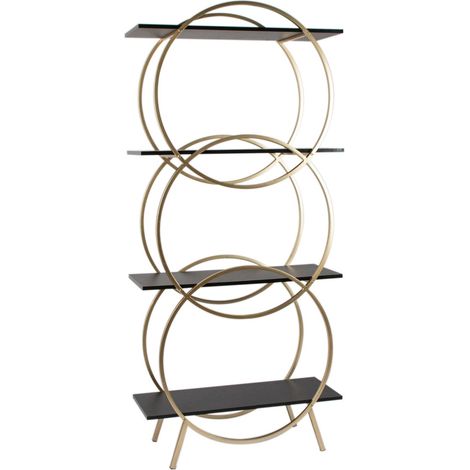 Libreria moderna multifunzionale per casa e ufficio, versatile design a 4 ripiani, ideale per libri e decorazioni