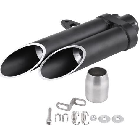 Universeller Doppelauspuff Misonger T-Rohr-Endauspuff für Motorräder R6 MT - 03 MT - 07 MT - 09