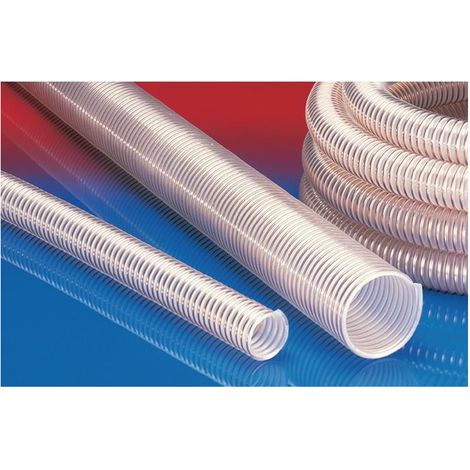 Tuyau d'aspiration et de convoyage AIRDUC® PUR 356 AS D. intérieur 80 mm L. 10 m 6 mm longueur 10 m (1/4)