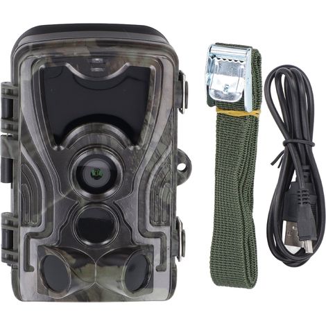 Appareil photo de chasse extérieur étanche HD avec vision nocturne infrarouge et détection de mouvement pour observation animale HC 801A (1/5)