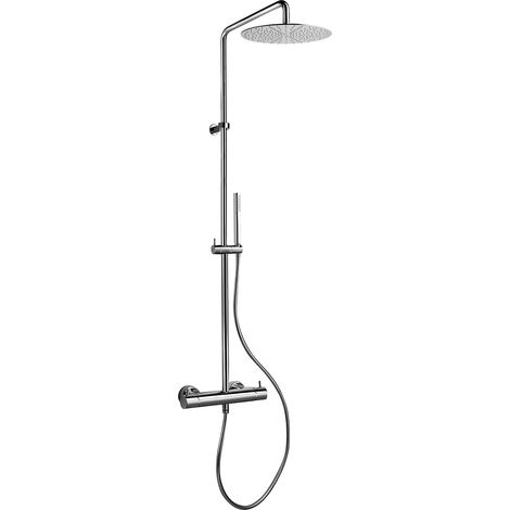 Colonna doccia con misc. termostatico esterno spartaco cromo (1/2)