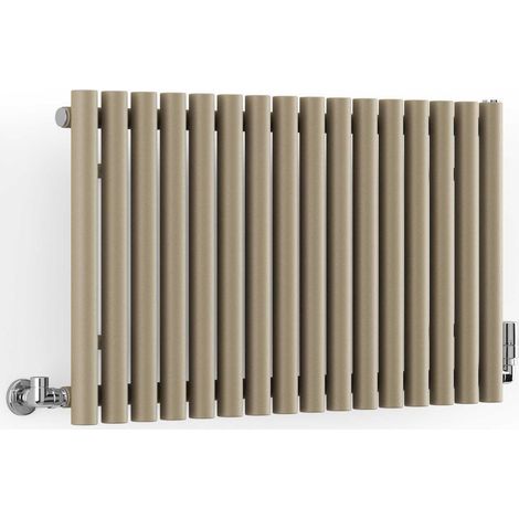 Mocha Horizontal Designer Radiator Oval Column Central Heating Radiators 590x865 (1/7)