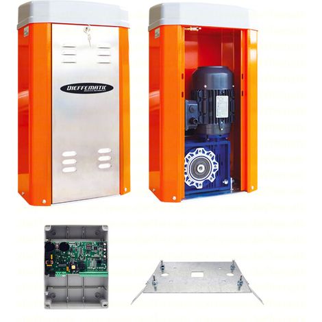 Motore Giga 5000 Kg Cancello Scorrevole 230v Inverter Con Quadro + Contropiastra