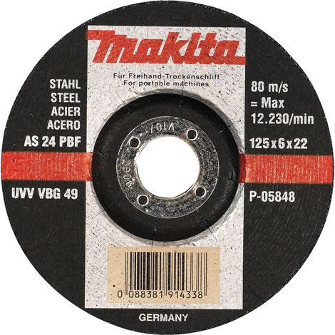 MEULE EMET 125X22X6.4 1P MAKITA P-05848