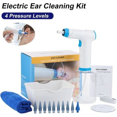 Outils de nettoyage - - Déboucheurs d\'oreilles - Rechargeable - ABS et silicone - 2000 mAh (1/4)