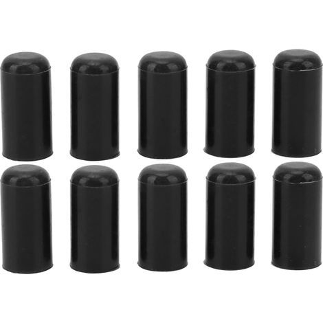 Extrémité du Tuyau d'aspiration Sous Vide, Presse-étoupe de Tuyau d'aspiration en Silicone Résistant à l'usure 6 Mm Flexible pour la Protection (Noir). (1/5)