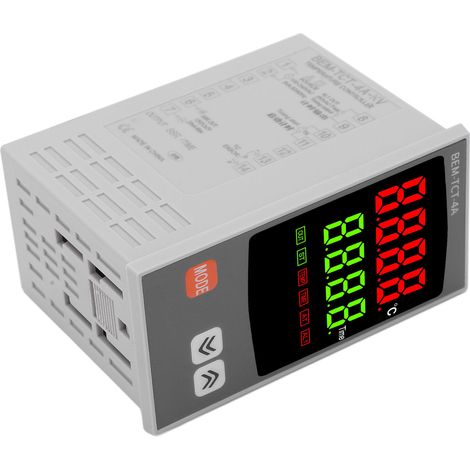PID-Regler mit 7-Segment-LED-Anzeige, Industriethermostat AC 100-240V, Temperaturregler für Geräte, Standardgehäuse. (1/5)