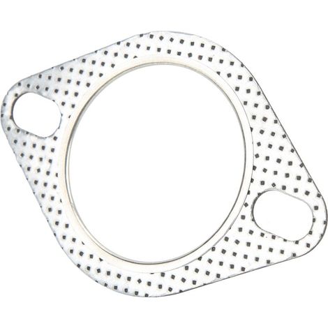 Joint d'échappement en acier perforé universel 2 boulons pour tuyau de 2,5 pouces/63 mm, véhicule turbo (1/5)