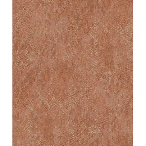 Papier peint effet peau serpent terra cotta (1/2)