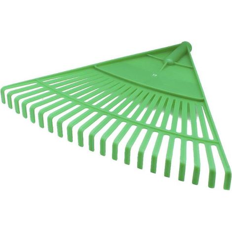 RASTRILLO ABANICO 21P VERDE PLASTICO