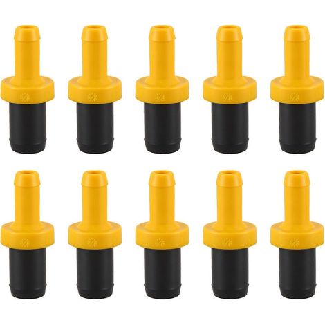 10 x 17130-PWA-003 soupapes de sortie de collecteur d'admission automobile en plastique, compatibles avec les modèles 2005-2017. (1/5)