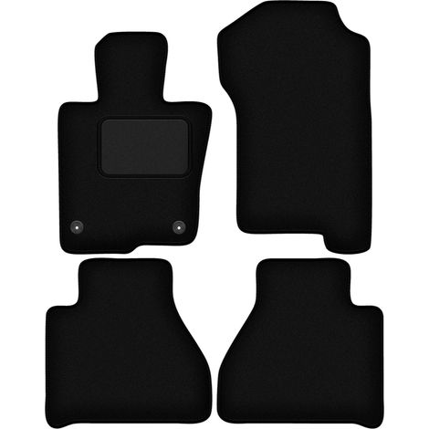 Alfombrillas de terciopelo negro para Mercedes Clase X W470 (2017-) (1/5)