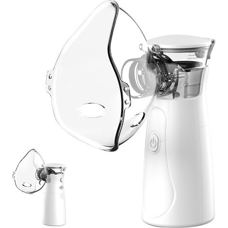 Nébuliseur portable pour animaux – Vitesse d'atomisation rapide – Particules ≤ 3,7 micromètres – Chambre amovible 10 cc (1/5)