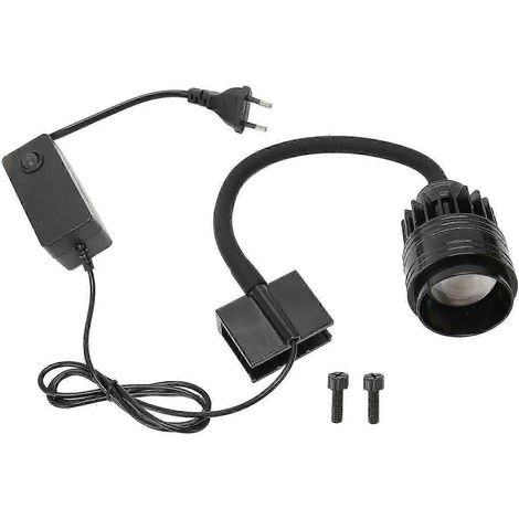 Projecteur LED intelligent pour aquarium avec dissipation de chaleur, rotation, 3 couleurs et mise au point réglable. Prise européenne 220 V. WHBYV (1/4)