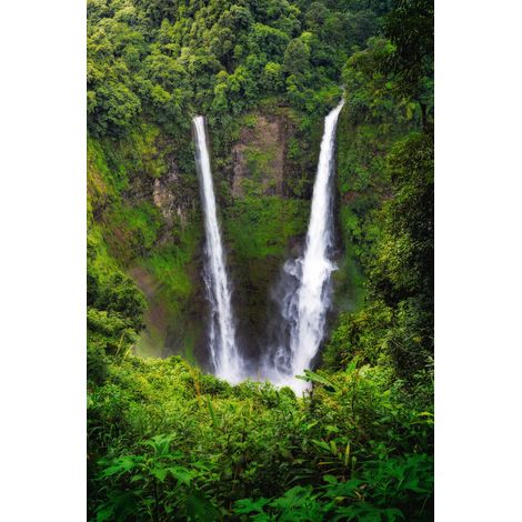 Tableau sur toile cascades 30x45 cm - Impression sur Toile Murale Décorative - Image imprimée en HD sur Toile - Toile sur Châssis en Bois FSC - Fabriqué en France