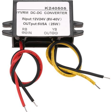 DC/DC-Wandler, Überhitzungsschutz, staubdicht, Gleichstromwandler, Überstromschutz, stoßfest, für Wasserpumpen, Router, Autos, LED-Bildschirme, Motormonitore, Kameras (1/5)