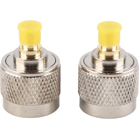 2pcs Type N Male to SMA Female RF Connector Coaxial Adapter Test Converter
