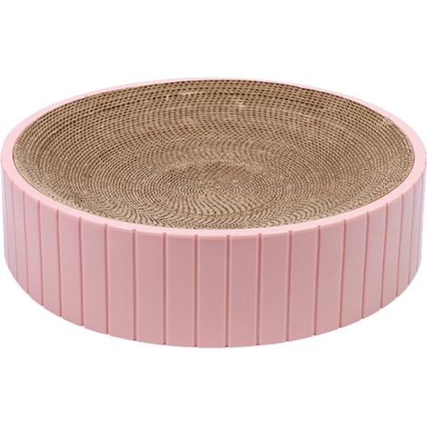 Griffoir en carton pour chat, tapis à griffer, lit-griffoir pour chat, panneau recyclé durable pour protéger les meubles, gamelle à griffer, jouet d'éducation pour chat (1/5)