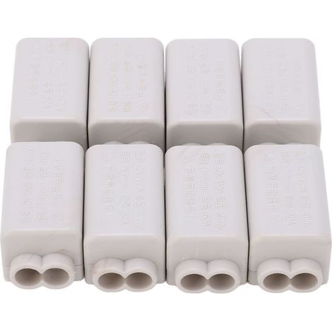 8 Pièces Connecteurs Filaires en T, Bornier à Vis pour Jonction, Kit de 400V 60A ZK‑1306