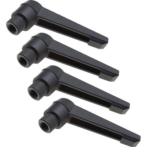 Ensemble de 4 boutons métalliques réglables avec poignée à levier à filetage femelle (1/5)