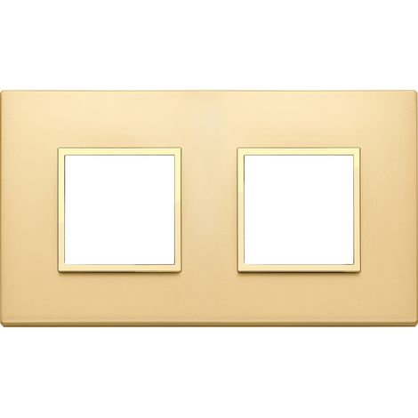 VIMAR - 21643.G10 Placa 4M(2+2) int71 oro satinado total