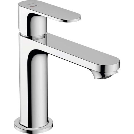 Hansgrohe Rebris S - Grifo de lavabo, con desagüe, CoolStart, EcoSmart, cromo 72588000 (1/2)