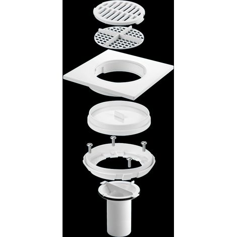 McAlpine TSGCONV Gully Conversion Kit - White Plastic (1/2)