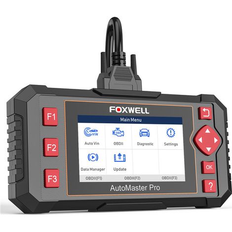 Scanner diagnostic FOXWELL NT604 Elite OBD2 – 4 systèmes complets : Moteur, Transmission, ABS, SRS Airbag, 10 modes OBDII, pré-contrôle technique antipollution 12V (1/5)