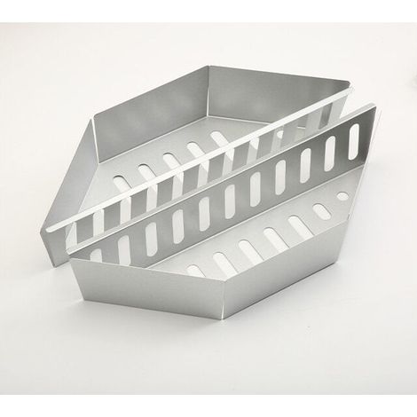 7403 2er-Set Char-Basket Holzkohlekörbe für Weber 57 cm Kugelgrills, Brikettkorb für Weber One Touch und Master Touch Holzkohlegrills, 47,6 und 67 cm Holzkohlegrills
